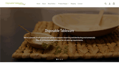 Desktop Screenshot of disposabletableware.co.nz
