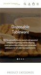 Mobile Screenshot of disposabletableware.co.nz